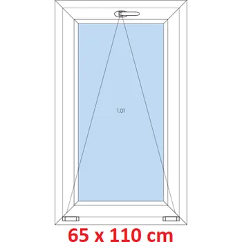 Okno Soft Plastové okno 65x110 cm, sklopné