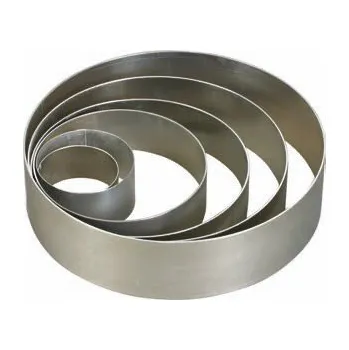 Forma na pečení "MINI" dortový ráfek kulatý Ø 75/30 mm, hliník, SCHNEIDER