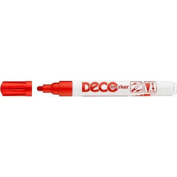 Lakový popisovač "Decomaker", červená, 2-4mm, ICO
