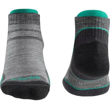 Dámské ponožky Ponožky Bridgedale Hike UltraLight T2 MP Low W grey/surf