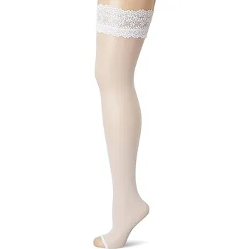 Dámské punčochy Fiore Eluxa • 2-S • bílá • punčochy samodržící 20 DEN