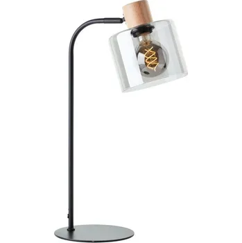 Lampička Brilliant 94707/93 Stolní lampa WEALD kouřové sklo