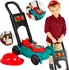 Dětské zahradní nářadí Woopie Dětská sekačka se zvukem a kanystrem + přilba