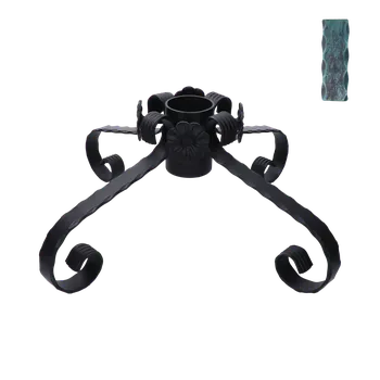 Stojánek na vánoční stromek Stojan na vianočný stromček, zelená patina, 550x550x190mm