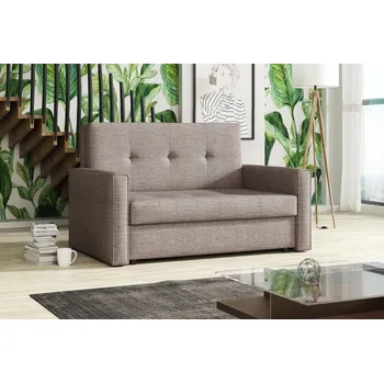 Obývací stěna FALCO Rozkládací křeslo Vivian Bis II béžovo-červená