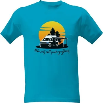 Pánská móda Tričko s potiskem campervan III pánské