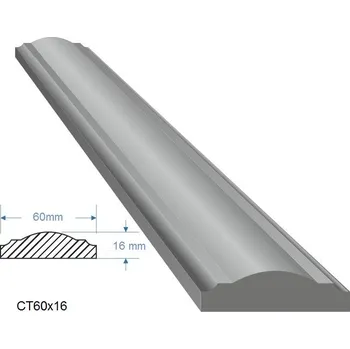 Madlo do koupelny Madlo 60x16mm, dĺžka 6000 mm, cena za KUS