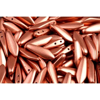 Dětské navlékací korálky Dvoudírkové jazýčky 5x16mm - č.28