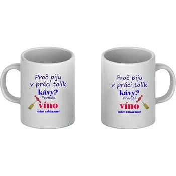 Banalita Hrnek piju víno, 450 ml