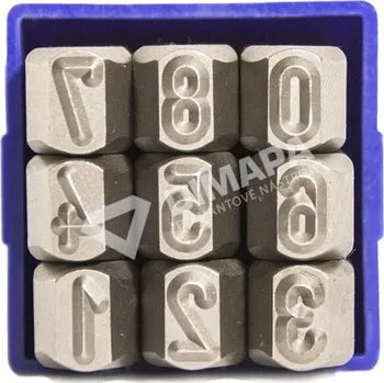 Raznice Raznice do kovu ÚZKÉ - ČÍSLA, razníky typ GERMANY Varianta: 3 mm