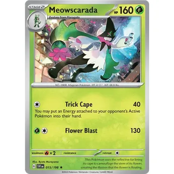 Karetní hra Pokémon TCG Meowscarada 015/198 - Holo