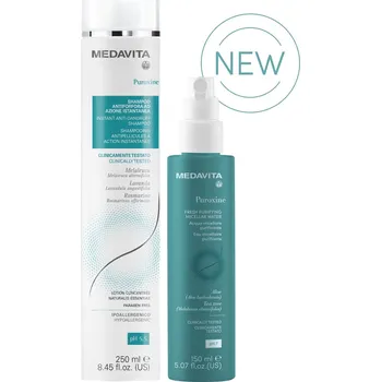 Kosmetická sada Medavita Puroxine šampón 250 ml + micelární voda 150 ml kosmetická sada proti lupům