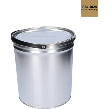 Lak na dřevo Barva antikorozní polomatná na zinek 5 kg okrově-žlutá