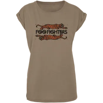 Dámské tričko Tričko z Foo Fighters - Crawling Tigers - Ženy - olivová