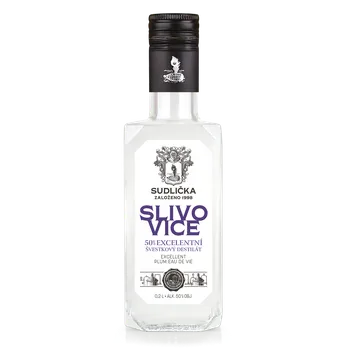 Pálenka Sudlička Slivovice 50% 0,2l