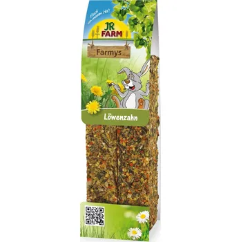 Krmivo pro hlodavce JR Farm Farmy's pampeliškové tyčinky, 160 g