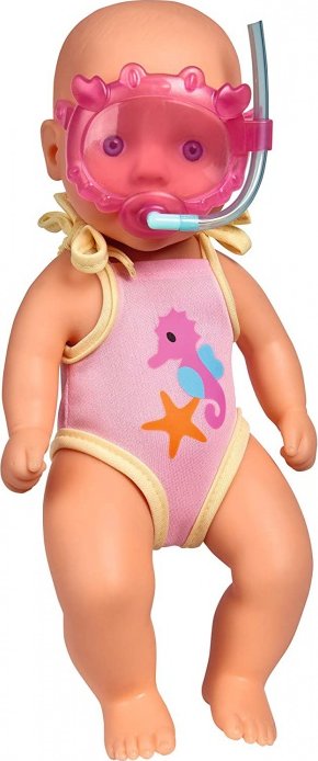 New Born Baby pisilős fiú baba kiegészítőkkel - Simba Toys vásárlás a