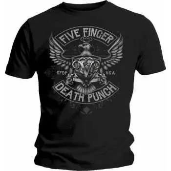 Pánské oblečení Merch Five Finger Death Punch: Tričko Howe Eagle Crest XXL 2020