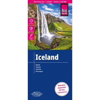 Reise Know-How Verlag mapa Iceland (Island) 1:425 t.