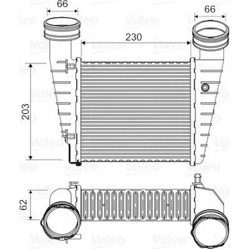 Chladič motoru Chladič turba VALEO 817938