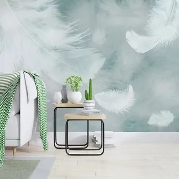 Fototapeta Solution Media 3D tapety - Peříčka - velikost Výška 2,55 m Šířka: 2,6 m 5 - Imitace kůže - Vliesová tapeta - 320g/m2