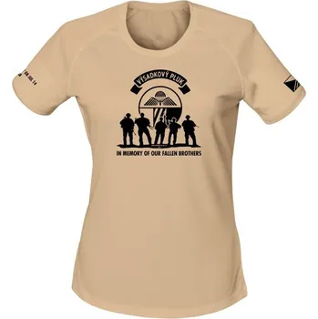 Dámské tričko Dámské funkční tričko Foxtrot memories - písková