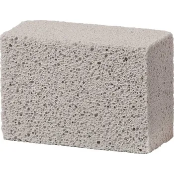 Kámen na čištění grilů kompostovatelný 10 x 7 x 4 cm šedý