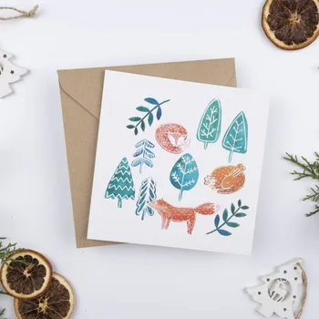 Be Nice EKO vánoční přání Rodinné