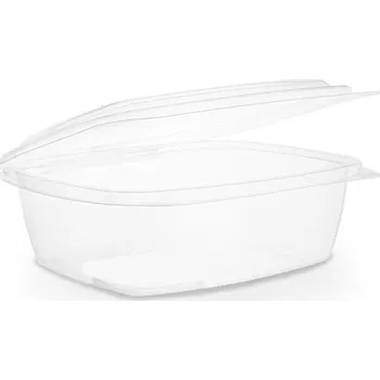 Jednorázové nádobí Vegware Miska s integrovaným víčkem PLA 950ml 160/185/65mm 50ks