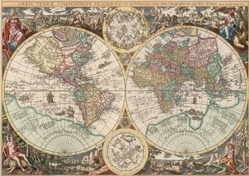 Puzzle Art Puzzle Mapa světa 260 dílků