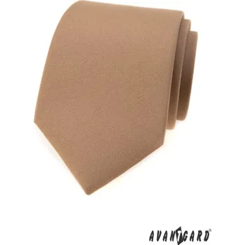 Kravata Kravata pánská LUX - matná hnědá