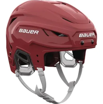 Hokejová helma Helma Bauer Hyperlite 2 S23 SR, Senior, červená, 55-60cm, S-M Bauer