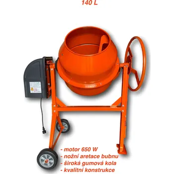 Míchačka Stavební míchačka 140l FB Max Ma-tech