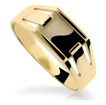 Prsten Cutie Jewellery Zlatý pečetní prsten Z6877Z Velikost: 60