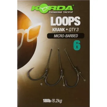 Korda Hotové návazce Loop Rigs Krank vel. 4 8,2kg