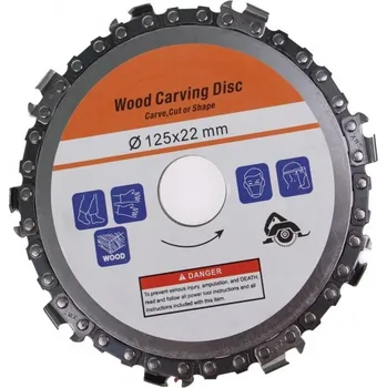Řezný kotouč Řetězový řezný kotouč na dřevo 125 x 22 mm