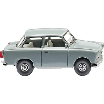 Modelová železnice Wiking 012906 H0 model osobního automobilu Trabant 601 s - alpská modrá