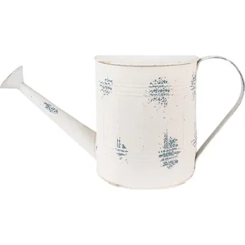 Konev Béžová antik dekorační plechová retro konev Jessica – 44x17x20 cm