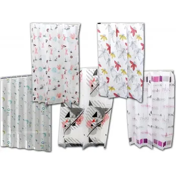 Sprchový závěs Závěs sprchový PEVA 180x180cm, mix barev