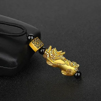 Řetízek Náhrdelník pro štěstí Feng Shui - PIXIU