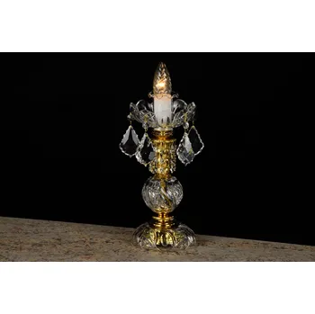 Lampička LUCKY GLASS Stolní lampa CH-01 Galaxy-crystal TL