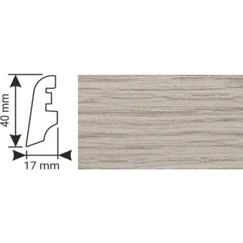 Podlahová lišta K - Produkt K-Produkt lišta KP40 3751 Dub elegant bílý