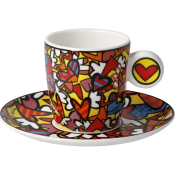 Goebel Romero Britto Espresso šálek Al we need is Love