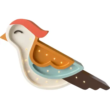 Dětské svítidlo Peekaboo Dřevěná dětská LED lampa Ptáček II. 38 cm