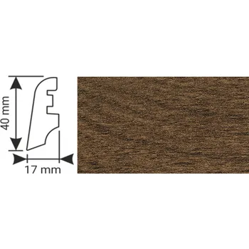soklová lišta K - Produkt K-Produkt lišta KP40 13126 Dub bahenní