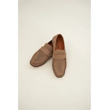 Pánské polobotky Pánská obuv Barva: Béžová, Velikost: 45