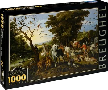 Puzzle D-Toys Zvířata nastupují na Noemovu bárku 1000 dílků