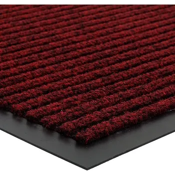 Rohožka Červená vnitřní čistící vstupní rohož FLOMA Everton - délka 40 cm, šířka 60 cm a výška 0,6 cm