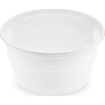 Jednorázové nádobí Miska PP bílá Ø127mm 500ml 50ks