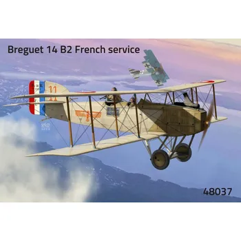 Plastikový model 1/48 Breguet 14 B2 'French service' (2x camo)